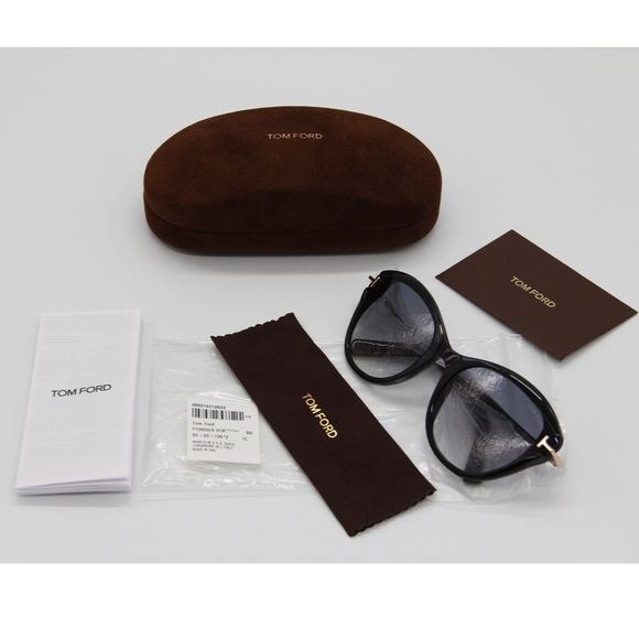 NEW SUNGLASSES TOM FORD LEIGH TF850 01B WOMEN’S EYEWEAR TOM FORD FT0850/S - Picture 14 of 14